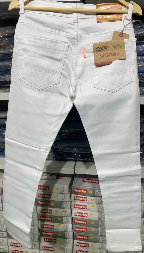 White Denim Jeans - Image 2