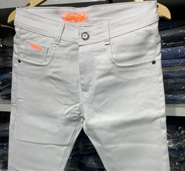 White Denim Jeans - Image 4