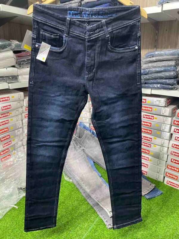 Premium Cotton Fabric Denim Plain Jeans