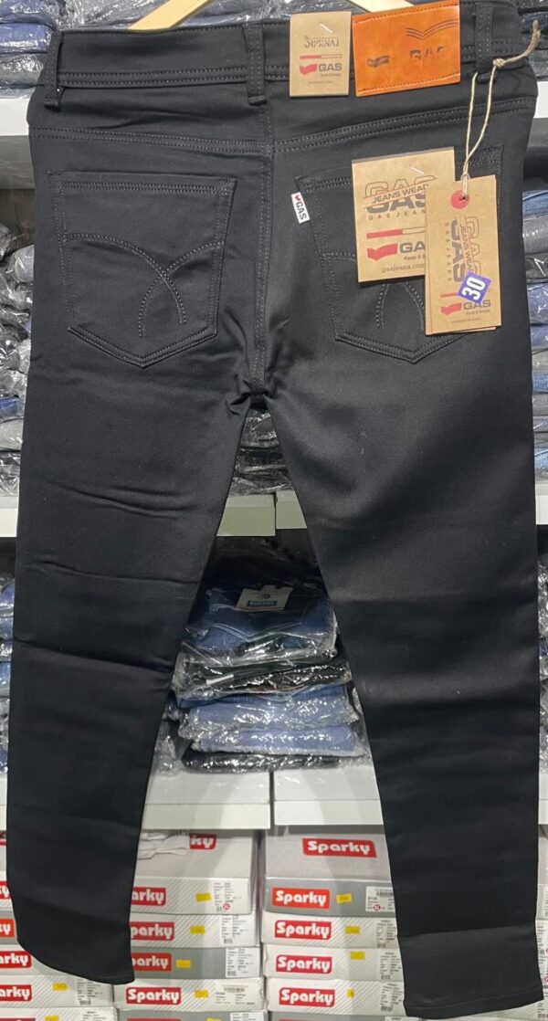 Black Denim Jeans - Image 2