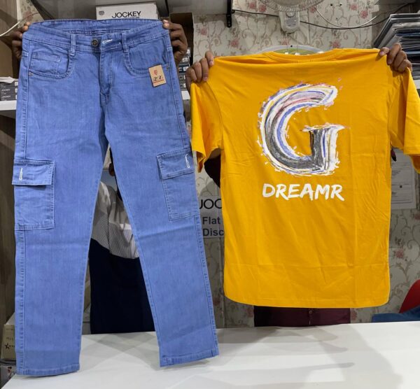 Baggi Jeans & Half Shoulder T-Shirts Combo - Image 10